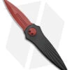 Paragon Warlock-X Folding Knife Star Burst Black Cerakote (4" Red 2-Groove)