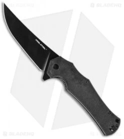 Real Steel Archangel Liner Lock Knife Black Micarta (4" Black) 7252