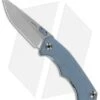 Real Steel Crusader Frame Lock Knife Blue G-10 (3.75" Stonewash) RS7442
