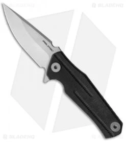 Real Steel Element Frame Lock Knife Black Micarta (3.5" Stonewash)