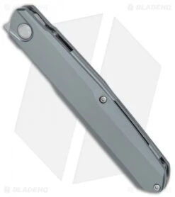 Real Steel G5 Metamorph Front Flipper Knife Gray Al (3.5" Satin) -Elite Folds Real Steel G5 Metamorph Black BHQ 80523 er spine