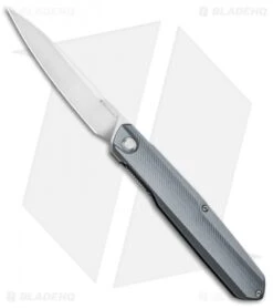 Real Steel G5 Metamorph Mk. II Front Flipper Knife Gray Aluminum (3.5" Satin)