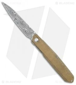 Real Steel G5 Ultra Metamorph Knife Liner Lock Tan Micarta (3.5" Balbachdamast)