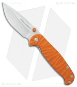 Real Steel H6 Special Edition II Liner Lock Knife Orange G-10 (3.75" Satin)