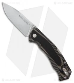 Real Steel H7 Snow Leopard Lockback Knife Gray G-10 (3.5" Stonewash)