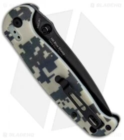 Real Steel Knives H6 Blue Sheep Liner Lock Knife Camo G-10 (3.5" Black) -Elite Folds Real Steel Knives H6 Blue Sheep LL Camo G 10 Black RS7768 BHQ 88675 jr side