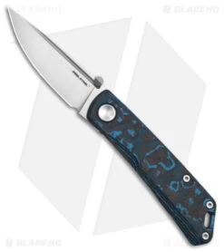 Real Steel Luna Boost Frame Lock Knife Arctic Fat Carbon (2.75" Satin)