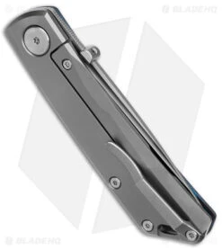 Real Steel Luna Boost Frame Lock Knife Arctic Fat Carbon (2.75" Satin) -Elite Folds Real Steel Luna Boost FLK Artic Fat Carbon 2in Satin BHQ 144204 td side