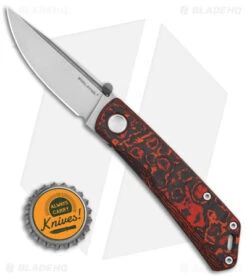 Real Steel Luna Boost Frame Lock Knife Mars Fat Carbon (2.75" Stonewash) -Elite Folds Real Steel Luna Boost FLK Mars Fat Carbon 2in SW BHQ 144205 td size