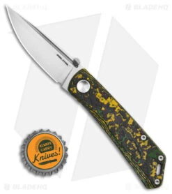 Real Steel Luna Boost Frame Lock Knife Toxic Fat Carbon (2.75" Satin) -Elite Folds Real Steel Luna Boost FLK Toxic Fat Carbon 2in Satin BHQ 144206 td size