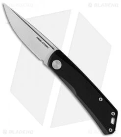 Real Steel Luna Lite Slip Joint Knife Black G-10 (2.8" Satin)