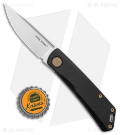 Real Steel Luna Slip Joint Knife Black G-10 (2.8" Satin) -Elite Folds Real Steel Luna SJ Black G 10 Satin BHQ 117809 jr bottlecap