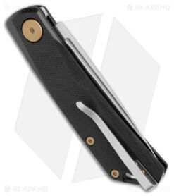 Real Steel Luna Slip Joint Knife Black G-10 (2.8" Satin) -Elite Folds Real Steel Luna SJ Black G 10 Satin BHQ 117809 jr side