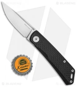 Real Steel Luna Slip Joint Knife Carbon Fiber (2.875" N690) Exclusive -Elite Folds Real Steel Luna SJ Folding CF N690 Exclusive BHQ 102305 jr bottlecap