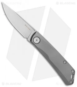 Real Steel Luna Slip Joint Knife Titanium (2.875" Satin)
