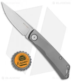 Real Steel Luna Slip Joint Knife Titanium (2.875" Satin) -Elite Folds Real Steel Luna SJ Ti Satin RS7001 BHQ 103024 jr bottlecap