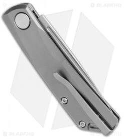 Real Steel Luna Slip Joint Knife Titanium (2.875" Satin) -Elite Folds Real Steel Luna SJ Ti Satin RS7001 BHQ 103024 jr side