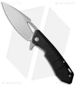 Real Steel Pelican Frame Lock Knife Black G-10 (3.5" Satin) RS7921