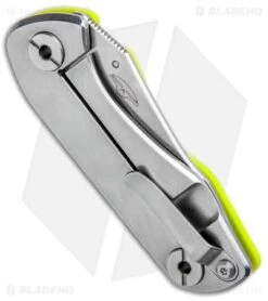 Real Steel Precision Frame Lock Folding Knife Green (2.88" Stonewash) 3001 -Elite Folds Real Steel Precision FL Green SW 3001 BHQ 94646 jr side