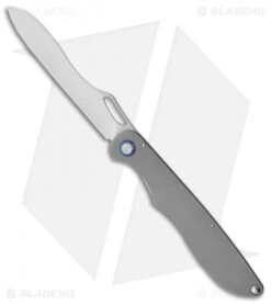 Real Steel RealSlim Frame Lock Knife Gray Stainless Steel (3.3" Satin)