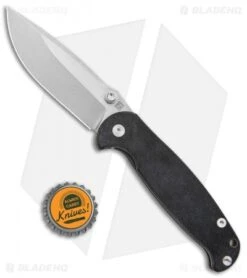 Real Steel S6 Frame Lock Knife Black G-10 (3.75" Stonewash) -Elite Folds Real Steel S6 FL Black G 10 SW RS9432 BHQ 61514 jr bottlecap