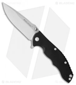 Real Steel T101 Thor Liner Lock Knife Black G-10 (3.75" Satin) RS7520