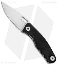 Real Steel Terra Liner Lock Knife Black G-10 (3.5" Satin)