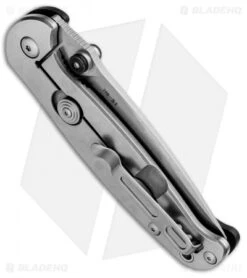 Real Steel Knives H6-S1 Frame Lock Knife Black G-10 (3.375" Satin) -Elite Folds Realsteel H6 S1 G 10 Black 01RE 040 BHQ 34107 jr side