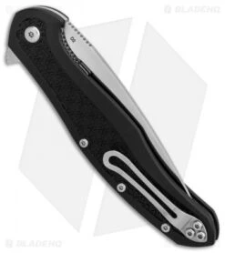 Steel Will Intrigue Liner Lock Knife Black FRN (3.75" Satin) F45-11 -Elite Folds SMG Steel Will Intrigue F45 11 BHQ 83349 er side