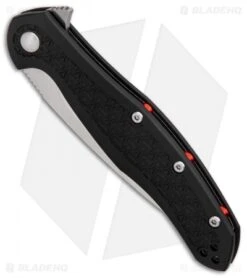 Steel Will Mini Intrigue Liner Lock Knife Black FRN (3.25" Satin) F45M-11 -Elite Folds SMG Steel Will Intrigue F45M 11 BHQ 83352 er spine