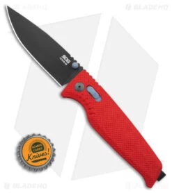 SOG Altair XR Lock Folding Knife Canyon Red GRN (3.2" Gray) 12-79-02-57 -Elite Folds SOG Altair XR Lock Folding Knife Canyon Red GRN 3in Gray BHQ 140857 td size