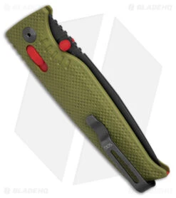 SOG Altair XR Lock Folding Knife Field Green GRN (3.2" Gray) 12-79-03-57 -Elite Folds SOG Altair XR Lock Folding Knife Field Green GRN 3in Gray BHQ 140858 td side