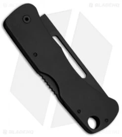 SOG Centi II Lock Back Keychain Knife Black Stainless Steel (2.1" Black) -Elite Folds SOG Centi II Black CE1012 CP jr side