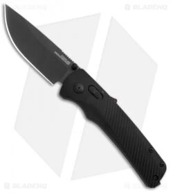 SOG Flash AT-XR Lock Knife Blackout GRN (3.45" Black)