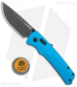 SOG Flash AT-XR Lock Assisted Opening Knife Civic Cyan (3.45" Dark Gray) -Elite Folds SOG Flash Mk3 ATXR Lock Civic Cyan Gray BHQ 105718 jr bottlecap