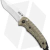 SOG Kiku Spring Assisted Knife Tan Micarta (3.5" Satin) KU-3003