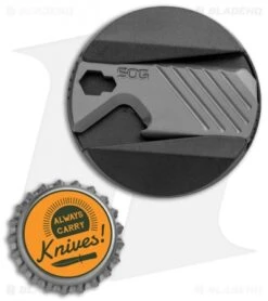 SOG PopGrip Multi-Tool Black + Graphite 805103 -Elite Folds SOG POPGRIP Multi Tool Black Graphite BHQ 121282 jr bottlecap