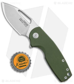 SOG Stout FLK Frame Lock Knife OD Green G-10 (2.75" SW) -Elite Folds SOG Stout FLK FL OD Green G 10 SW BHQ 139960 jr bottlecap
