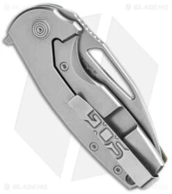 SOG Stout FLK Frame Lock Knife OD Green G-10 (2.75" SW) -Elite Folds SOG Stout FLK FL OD Green G 10 SW BHQ 139960 jr side