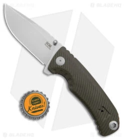 SOG Tellus ATK Assisted Frame Lock Knife OD Green/Orange (3.2" SW) -Elite Folds SOG Tellus ATK Assisted FL OD Green Orange SW BHQ 177278 jr bottlecap