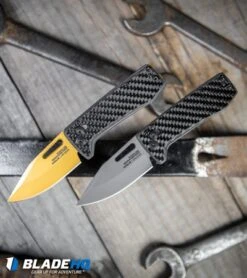 SOG Ultra XR Lock Knife Carbon Fiber (2.75" Gray) -Elite Folds SOG Ultra XR XR Lock Knife Carbon Fiber Gold BHQ 105689 kp tools web 1