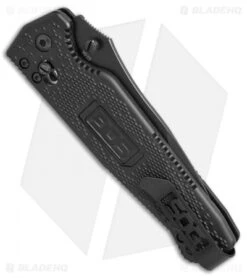 SOG Vision Arc Drop Point Arc-Lock Knife (4" Black) VS03 -Elite Folds SOG Vision Arc drop point Arc Lock black VS03 BHQ 52242 er side