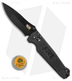 SOG Vision Arc Drop Point Arc-Lock Knife (4" Black) VS03 -Elite Folds SOG Vision Arc drop point Arc Lock black VS03 BHQ 52242 er size