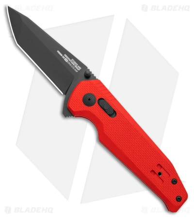 SOG Vision XR LTE Flipper Knife Red G-10 (3.4" Black) 1 SOG Vision XR LTE Flipper Knife Red G-10 (3.4" Black)