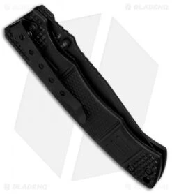 Smith & Wesson Extreme OPS SWEX3 Drop Point Liner Lock Knife (3.25" Black) -Elite Folds Smith Wesson Extreme Black OPS SWEX3 BHQ 21786 jr side