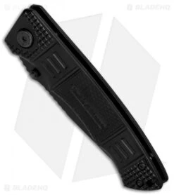 Smith & Wesson Extreme OPS SWEX3 Drop Point Liner Lock Knife (3.25" Black) -Elite Folds Smith Wesson Extreme Black OPS SWEX3 BHQ 21786 jr spine