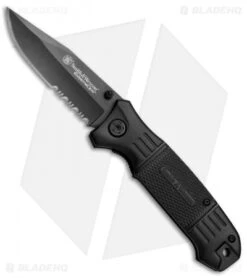 Smith & Wesson Extreme OPS SWEX2S Liner Lock Knife (3.25" Black Serr)