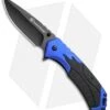 Smith & Wesson Liner Lock Folding Knife Blue/Black (3.5" Black) SW605BL