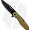 Smith & Wesson Liner Lock Folding Knife Coyote Tan (3.5" Black) 1084312