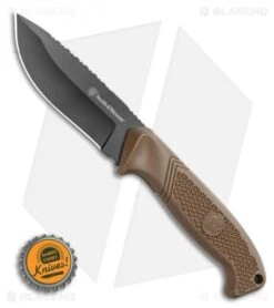 Smith & Wesson 2-Piece Folder + Fixed Knife Combo Set 1122655 -Elite Folds Smith Wesson MP Knife 2 Piece Combo Set 1122655 BHQ 117742 LS Bottlecap1